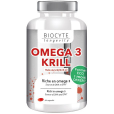 Омега 3 Криль Biocyte Longevity Omega 3 Krill 500 mg, 90 caps