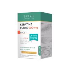 Кератин Biocyte Keratine Forte 900 мг, 120 гелевих капсул