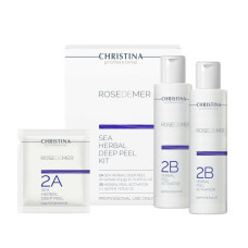Christina Rose de Mer — Натуральный коралловый пилинг-порошок (20×4,5 г) + Активатор кораллового пилинга (2×150 мл)