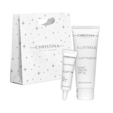 Christina Illustrious – Подарунковий набір Крем для шкіри навколо очей SPF 15 (15 мл) + Захисний крем для рук SPF 15 (75 мл)