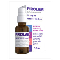 Раствор от микоза кожи, Пиролам, PIROLAM 1%, 30 мл