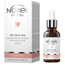 Norel Glow Skin Peel 40% — Пілінг з лактобіоновою, аскорбіновою та бурштиновою кислотами, 30 мл