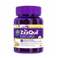 Вікс ZzzQuil Natura Мелатонін жувальні пастилки манго банан 30 шт — для сну, швидке засинання, без звикання