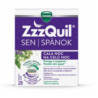 Уикс ZzzQuil Сон на всю ночь таблетки с мелатонином 28 шт - для сна, пролонгированное действие, быстрое засыпание