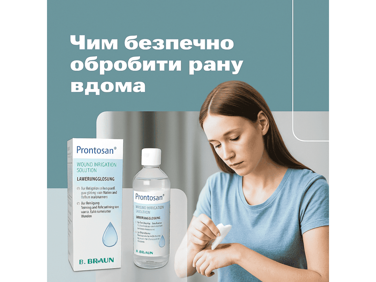 Чим безпечно обробити рану вдома