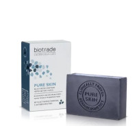 Мыло-детокс для лица и тела Biotrade Pure Skin Black Detox Soap Bar, 100 г