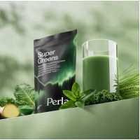 Super Greens Perla Hessa - функциональный напиток из 9 органических суперфудов, 20 порций