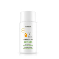Cонцезахисний супер флюїд SPF 50, для всіх типів шкіри, з матуючим ефектом, Babe, 50 мл