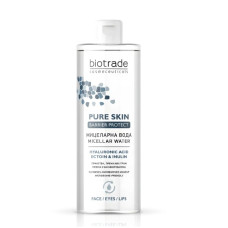 Міцелярна вода Biotrade Pure Skin Barrier Protect 400 мл — очищення та зволоження для всіх типів шкіри, з пребіотиком, гіалуроновою кислотою, Ектоїном і Гліцерином