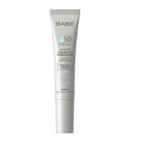 Консилер BABE Laboratorios SPF 50 с адаптивным цветом, коллагеном и пептидами на 100% физических (минеральных) фильтрах