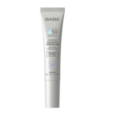 Консилер BABE Laboratorios SPF 50 з адаптивним кольором, колагеном і пептидами на 100% фізичних (мінеральних) фільтрах