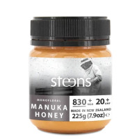 Одноквітковий необроблений мед манука – високий, Manuka Honey MGO 830+(UMF20+) Monofloral, 225 г