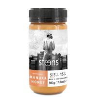 Одноцветочный необработанный мед манука – средний, Steens Manuka Honey MGO515+(UMF15+) Monofloral, 500 г