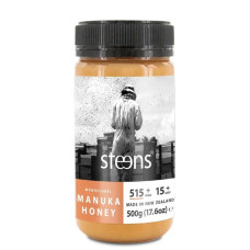 Одноцветочный необработанный мед манука – средний, Steens Manuka Honey MGO515+(UMF15+) Monofloral, 500 г