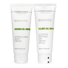 Christina Bio Phyto - Нормализующий ночной крем + Дневной крем Абсолютная защита SPF 20