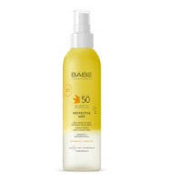 Babe Laboratorios (Бабе Лабораторіос) Сонцезахисний невидимий спрей-міст SPF 50 для обличчя, тіла та волосся, 150 мл