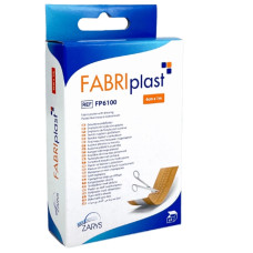 Fabriplast пластир тканинний з пов’язкою, 6 см × 1 м, 1 шт
