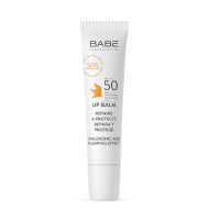 Babe Laboratorios Солнцезащитный бальзам для губ SPF 50 с гиалуроновой кислотой, 15 мл (Бабе Лабораториос)
