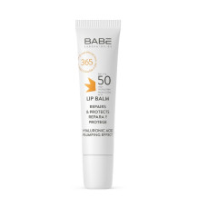 Babe Laboratorios Солнцезащитный бальзам для губ SPF 50 с гиалуроновой кислотой, 15 мл (Бабе Лабораториос)
