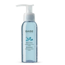 Babe Laboratorios (Бабе Лабораторіос) Міцелярний гель для делікатного та глибокого очищення обличчя Travel Size 90 мл — гель для чутливої шкіри без сульфатів