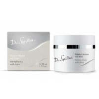 Травяная маска из Алоэ Вера для проблемной кожи из акне, Др Спиллер, Dr. Spiller Herbal Mask with Aloe Vera, 50 мл