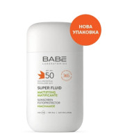 BABE Laboratorios (БАБЕ Лабораторіос) Super Fluid SPF 50 – сонцезахисний суперфлюїд для обличчя з матуючим ефектом, для всіх типів шкіри, 50 мл