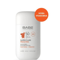 Дитячий сонцезахисний суперфлюїд для обличчя BABE Laboratorios (БАБЕ Лабораторіос) Pediatric Super Fluid SPF 50, 50 мл