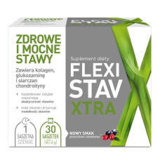 Біологічна добавка зі смаком лимона ФлексіСтав, FlexiStav Xtra, 30 пакетиків