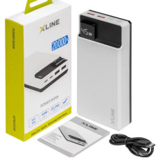 Внешний аккумулятор павербанк, Power Bank XLINE GPB245W 20000 мАч 45 Вт, Белый