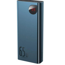 Внешний аккумулятор павербанк, BASEUS Adaman Metal 20000 мАч 65 Вт, Синий