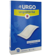 Стерильний самоклейний пластир Urgo Urgosterile для ран 15 × 10 см, 10 шт (Урго)