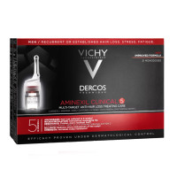 Vichy Dercos Aminexil Clinical 5 для чоловіків, ампули проти випадіння волосся, 21×6 мл
