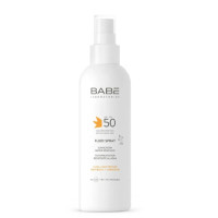 BABE Laboratorios Солнцезащитный водостойкий флюид‐спрей для тела SPF 50, 200 мл - Бабе Лабораториос