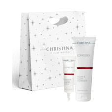 Christina Comodex – Подарунковий набір Захисний крем з тоном SPF 20, 30 мл + Гель для очищення шкіри, 250 мл