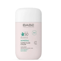 BABE SUN PROTECTION - Солнцезащитный минеральный флюид с физическими фильтрами с тонирующим эффектом spf 50, 50 мл