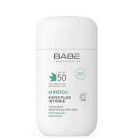 BABE SUN PROTECTION - Солнцезащитный минеральный флюид с физическими фильтрами spf 50, 50 мл