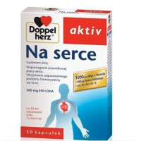 Doppelherz aktiv – Препарат для серця з DHA та EPA, капсули для підтримки серцево-судинної системи, Допелгерц, 30 шт