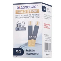 Тест-смужки для глюкометра, Diagnostic Gold Strip, 50 шт
