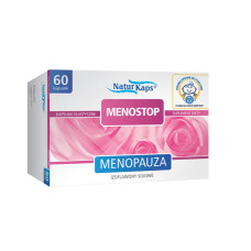 NaturKaps Menostop / Меностоп при менопаузе - изофлавоны сои, поддержка при приливах и климаксе, 60 капсул