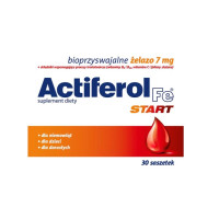 Actiferol Fe Start Актиферол железо 7 мг для детей младенцев и взрослых, саше порошок с витаминами B6 B12 C фолиевая кислота, 30 ш