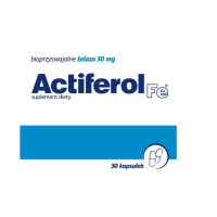Actiferol Fe — железо 30 мг в открывающихся капсулах при анемии и дефиците железа 30 капсул