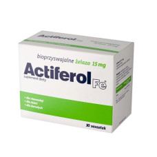 Actiferol Fe Актиферол залізо 15 мг саше для дітей немовлят і дорослих при дефіциті заліза, 30 шт