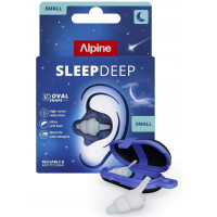 Alpine SleepDeep Mini 27 дБ S — беруши для сна, многоразовые, 3D Oval, с чехлом