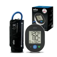 Тонометр автоматичний плечовий Braun ExactFit 2, пам’ять 30, індикатор гіпертонії ESH, виявлення аритмії