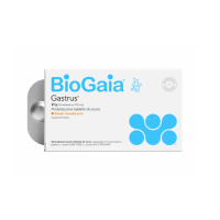 БіоГая Гаструс (BioGaia Gastrus) — пробіотик з Lactobacillus reuteri, жувальні таблетки зі смаком мандарину, 30 шт