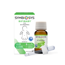 Symbiosys Bifibaby краплі для немовлят від народження, 8 мл — пробіотик Bifidobacterium breve BR03 та B632