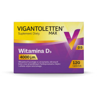 Vigantoleten Max Вигантолеттен витамин D3 4000 МЕ холекальциферол таблетки для иммунитета и костей, 120 шт