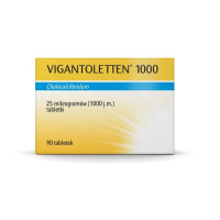 Vigantoletten 1000 Вигантолеттен витамин D3 1000 МЕ холекальциферол таблетки, 90 шт