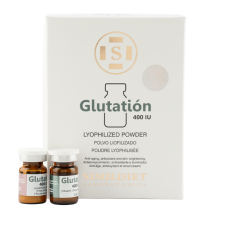 Simildiet Glutation 400, лиофилизированный порошок глутатиона 50 мг + растворитель 5 мл