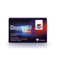 Доппельгерц , DoppelSil Max  50 мг жувальні таблетки, 4 шт.